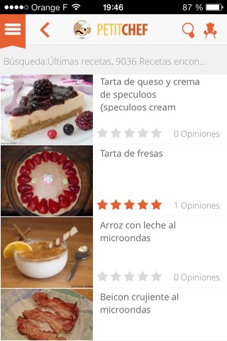 Ptitchef : recettes de cuisine screenshot 2