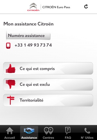 Citroën Euro Pass screenshot 2