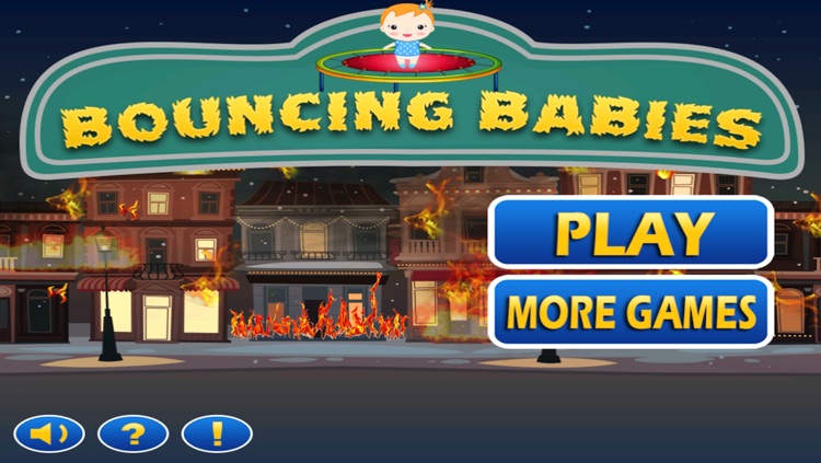 Bouncing Babies - Trampoline Rescue Game