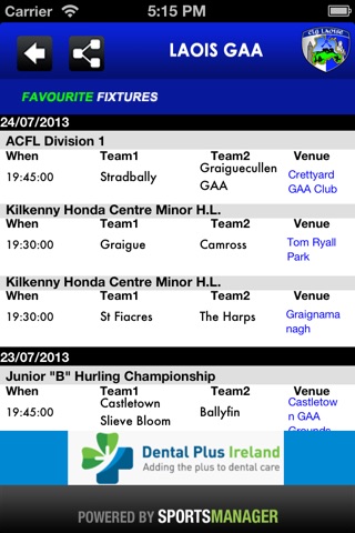 Laois GAA screenshot 2