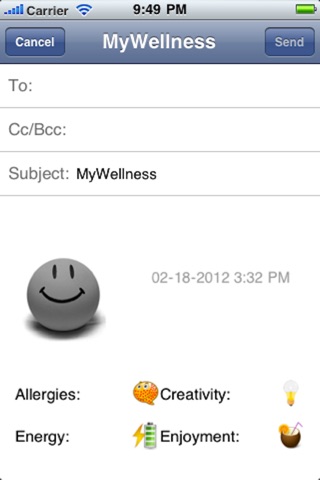 MyWellnessApp screenshot 3