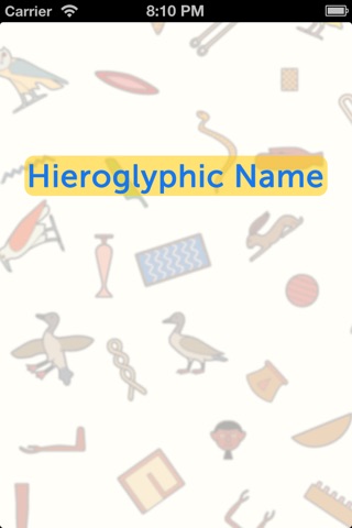 Hieroglyphic Name screenshot 3