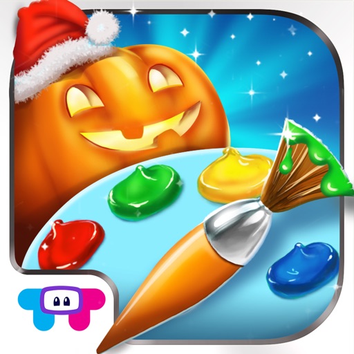 Holiday Draw Galore - An Interactive sparkles painting game