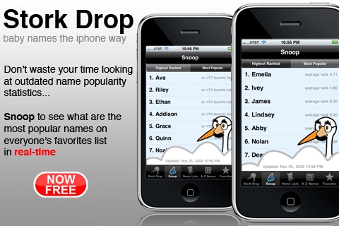 Stork Drop - Baby Names screenshot 3