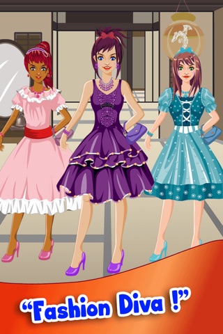 Outfit Fashion Make-Over Design - Dress-Up Your Girl Like A Princess screenshot 3