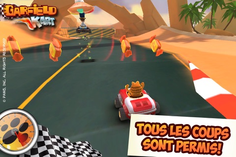 Garfield Kart screenshot 2