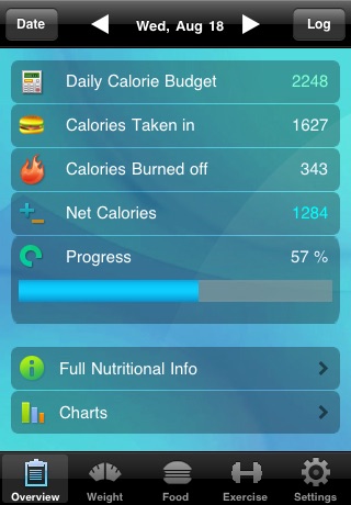 Calorie One - Calorie, Exercise & Weight Tracker