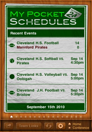 Cleveland Tigers Official Athletics Edition for My Pocket Schedules screenshot 3