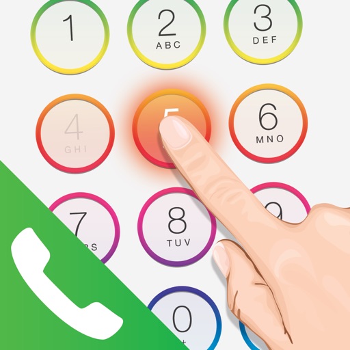 Colorful Phone Keypad Background For Your Native iOS 7 & 7.1 iPhone