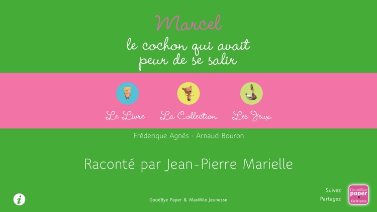 Marcel, le cochon qui avait peur de se salir - Lite