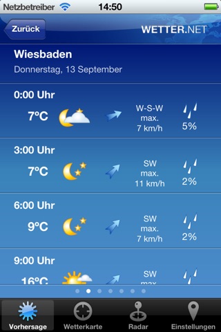 wetter.net Weather App screenshot 2