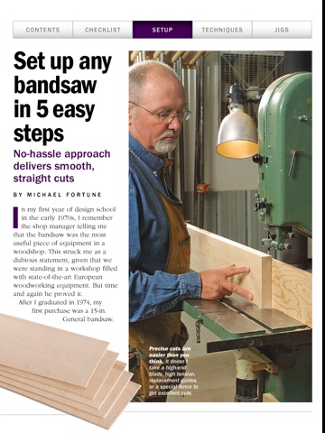 Bandsaw Basics from Fine Woodworking screenshot 2