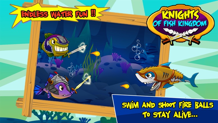 Knight of Fish Kingdom Battle Rage Pro  - Newest Games Of Fishies vs Shark War for kids