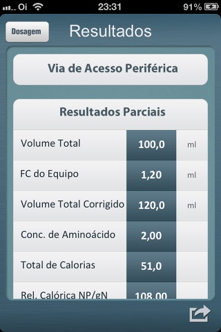 Nutrição Parenteral screenshot 2