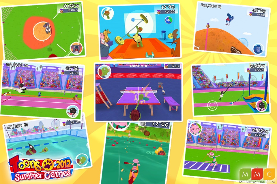 Toons Summer Games 2012 screenshot 2