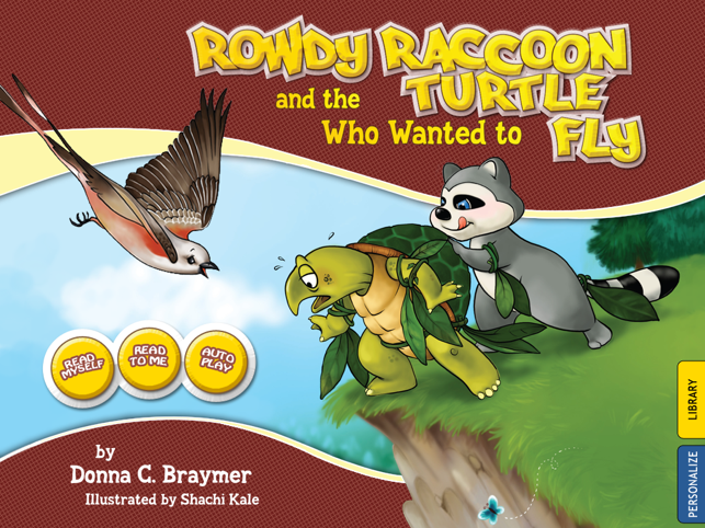 Rowdy Raccoon and the Turtle Who Wanted to Fly is an interac(圖1)-速報App