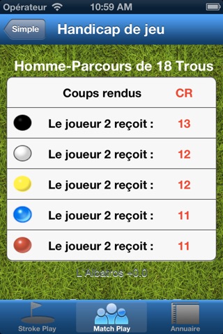 Golf Calculette France screenshot 4