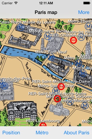 Paris Map Offline Guide Free screenshot 3
