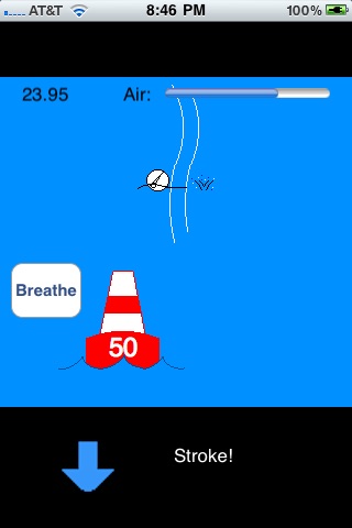 Stickman Swimming Pro screenshot 4