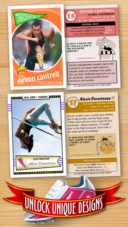 Track and Field Card Maker - Make Your Own Custom Track and Field Cards with Starr Cards