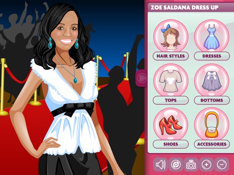 Celeb Dress Up - Zoe Saldana Edition screenshot 3