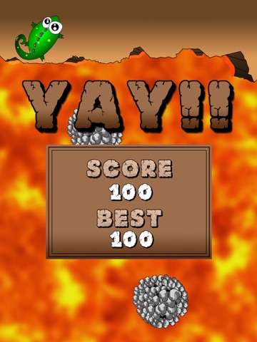 Lava Lizard! HD Don't Step or Tap on the White Hot Lava Tile screenshot 4