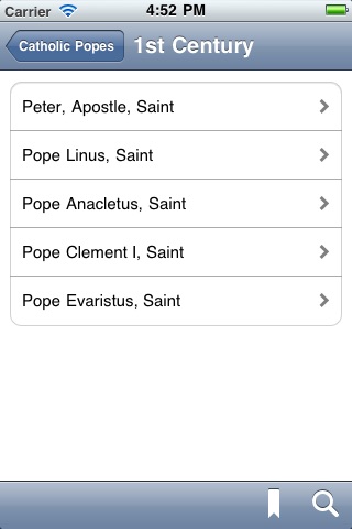 Popes of the Catholic Church ✟ Saint Peter to Pope Benedict XVI screenshot 2