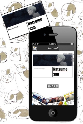 Natsume Wallbook Anime screenshot 3
