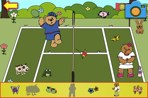 Teddy Tennis Sticker and Stamp Book for Children screenshot 3