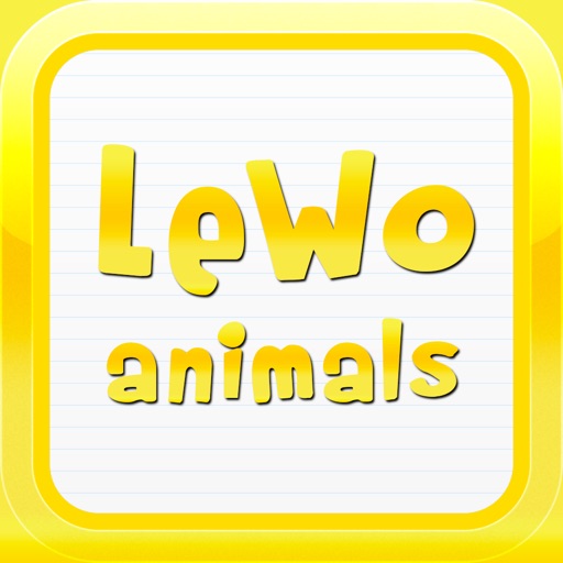 LeWo Animals - Word Puzzle for Kids icon