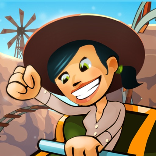 Wild West 3D Rollercoaster Rush icon