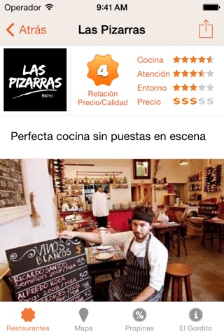 Gordito: Top 100 Restaurantes en Buenos Aires screenshot 2