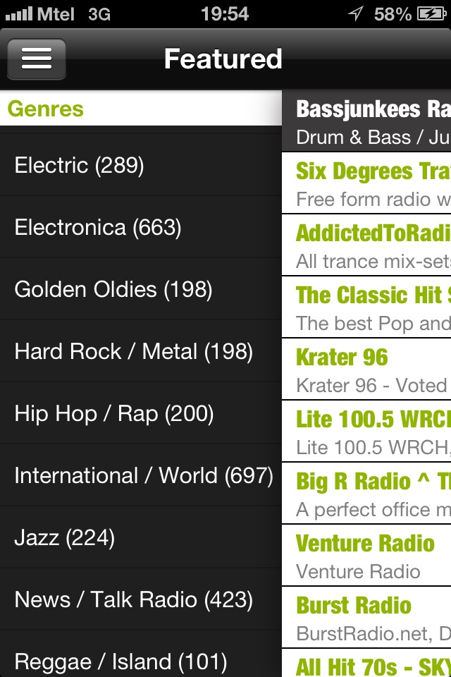 RadioBox Free -  A collection of great online and FM radio stations worldwide screenshot 4
