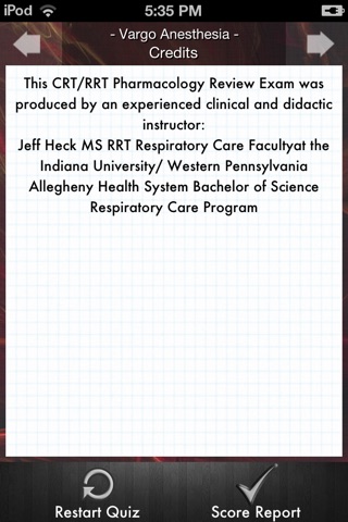 Respiratory Quiz screenshot 2