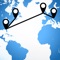 Vtrace is a visual traceroute application that shows* a list of the network servers from your machine to a target ip address or hostname and it attempts to place each to their corresponding location on a map