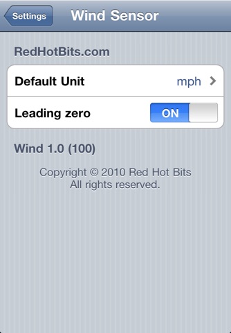Wind Sensor screenshot 3