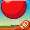 Red Bouncing Ball Spikes HD