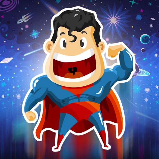 A super-hero in space – action jumping game from another galaxy with heroes icon