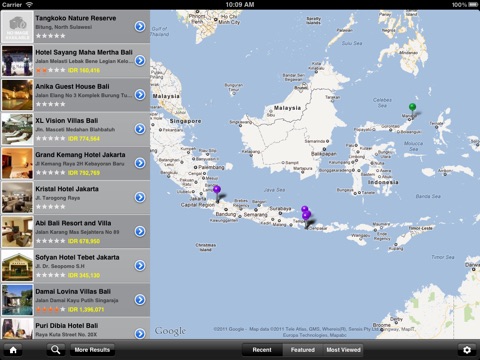 MyTravel Indonesia iPad MyTravel Indonesia iPad