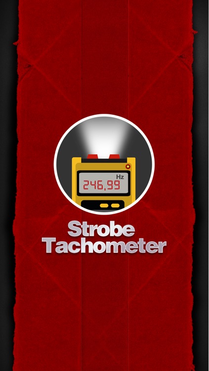 Strobe light ~ tachometer to measure RPM and vibrations