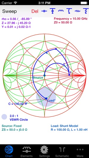 Smith Chart for iPhone and iPad(圖1)-速報App