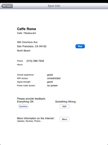 San Francisco WiFi for iPad screenshot 3