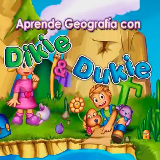 Dikie & Dukie: Learn Geography in Spanish icon