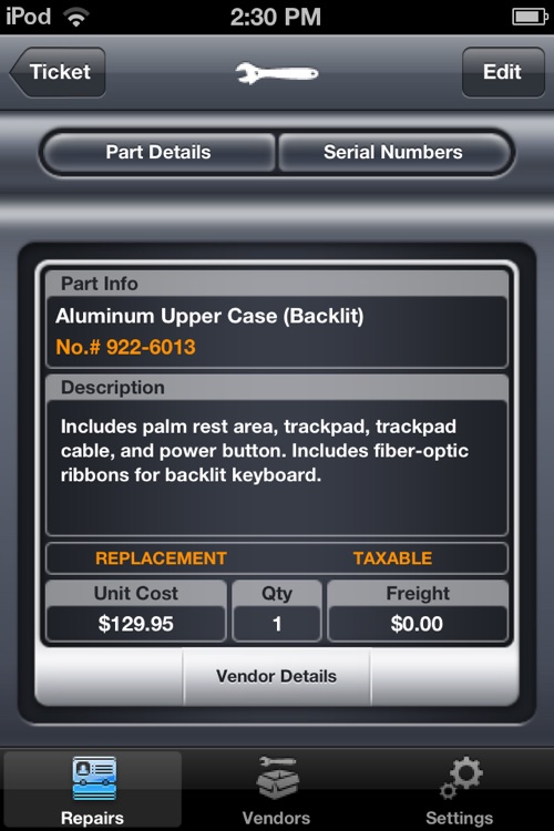 Repair Ticket screenshot-3