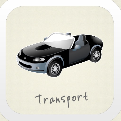 Baby Flash Cards Transport Icon