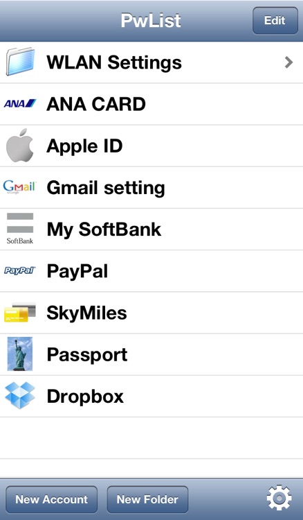 PwList (Password List)