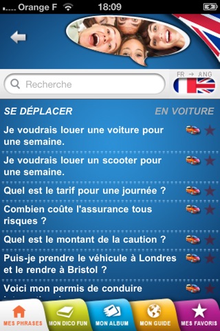 L’anglais en voyage – Guide de conversation audio anglais-français screenshot 3