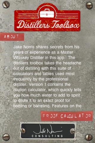 Distillers Toolbox screenshot 2
