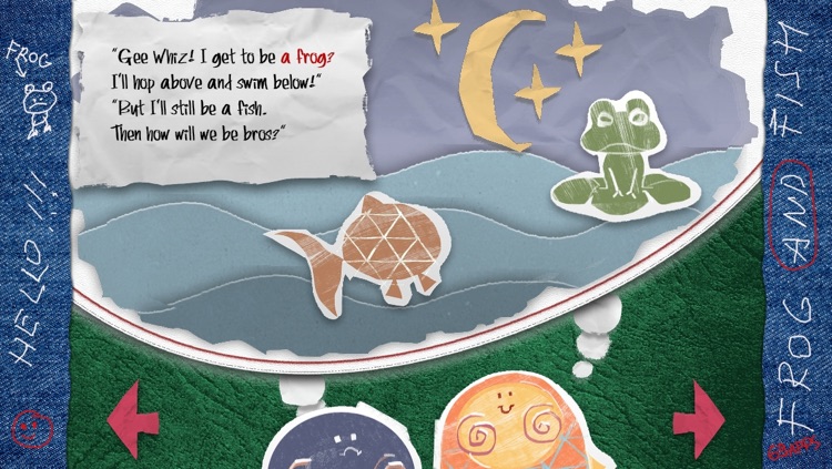 The Frog and Fish storybook - the interactive nursery rhyme for children