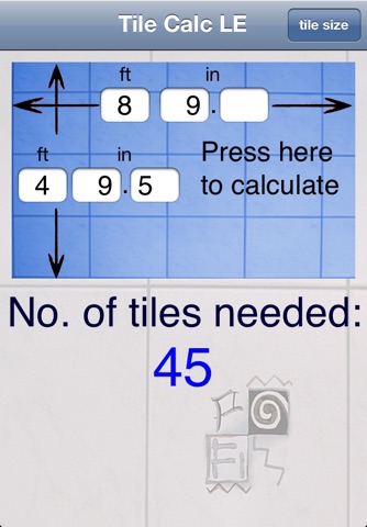 Tile Calc LE screenshot 4